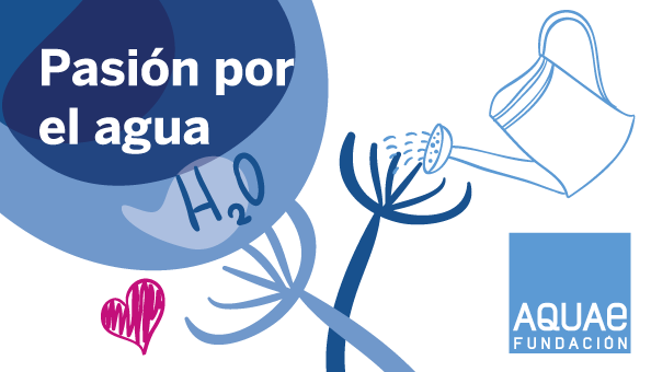 Logotipo Pasión por el agua, Fundación Aquae